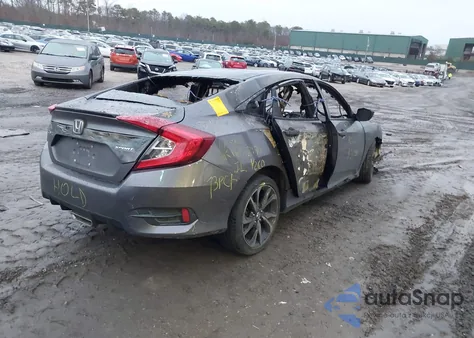 2019 Honda Civic Sport из США, поврежденный, VIN 2HGFC2F83KH583545